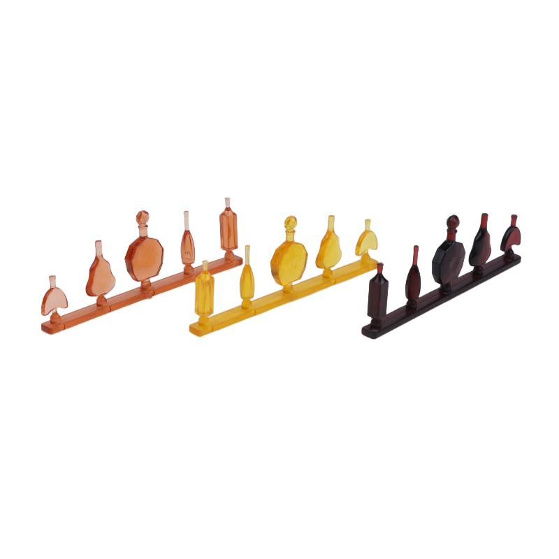 Miniatur-Weinglas und Flaschen-Set 1:12 Maßstab Puppenhaus Zubehör Transparent Mini Barware Modell Für Puppenhaus Bar Dekoration