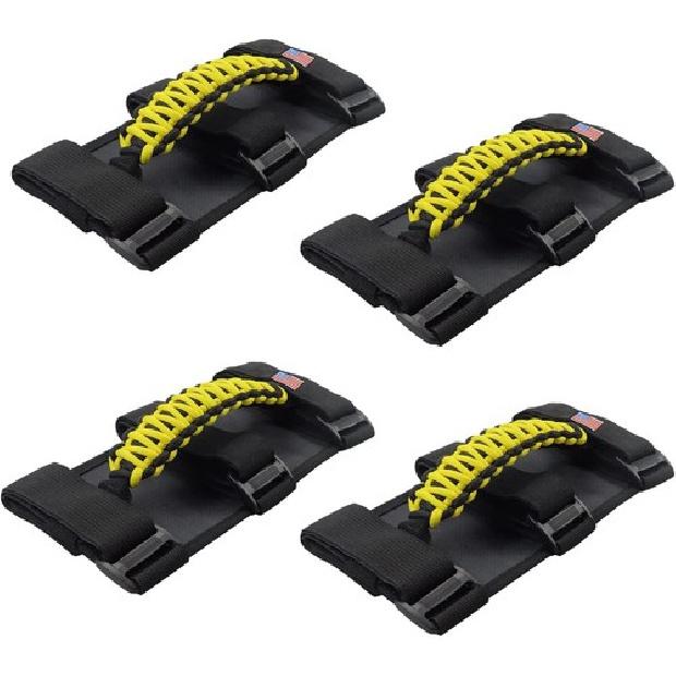 Front &Rear Left &Right Grab Grip Handles Kit For Jeep Wrangler JK JKU  TJ JT JL