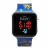 Kids Licensing Zegarek Z Wyświetlaczem Led Psi Patrol Alarm Kalendarz 1,44”