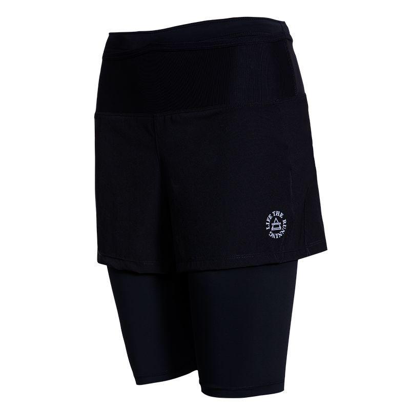 

Унисекс спортивные шорты с высокой талией и эластичным карманом для бега и фитнеса XXL Women s (125-145 jin) - Men s (165-175 jin)