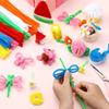 150-350pcs Craft Pipe Cleaners Colorful Chenille Stems for DIY Mom Gift Handmade Flower Bouquet Heart Wreath Holiday Decoration