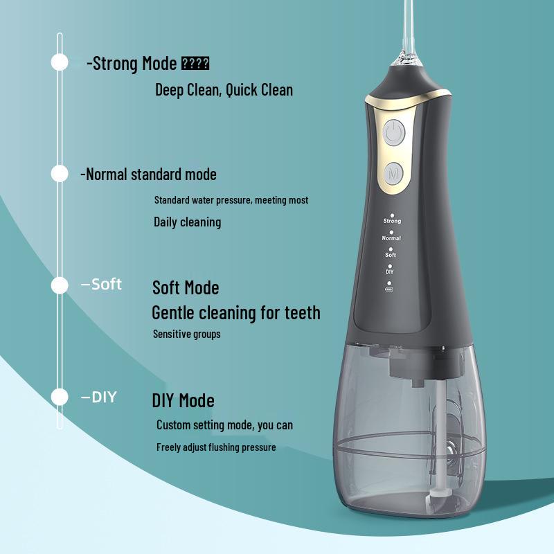 International Large Screen Water Flosser: Portable Electric Oral Irrigator for Dental Care and Teeth Whitening