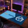 Olympique Marseille FC Benutzerdefiniertes Großes Mauspads, Personalisierter Name Textdruck, Fußball Logo Rutschfeste Schreibtischmatte Gaming Geschenk