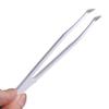 Anti-static Carbon Fiber Tweezers: White Flat, Bent, Pointed, Flat Nose & Round Nose Heads for Electronics