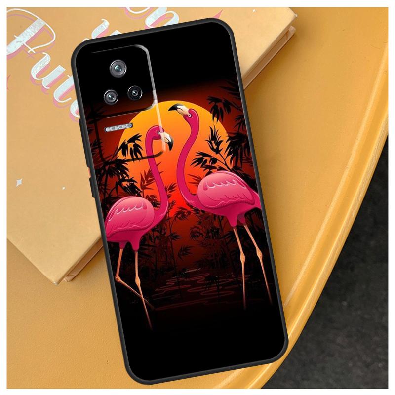 Flamingo Bird Funda For Xiaomi 17 Pro Max 15 14 Ultra 13T 14T 15T POCO X7 Pro X5 X6 F6 F5 F7 F8 Ultra Case