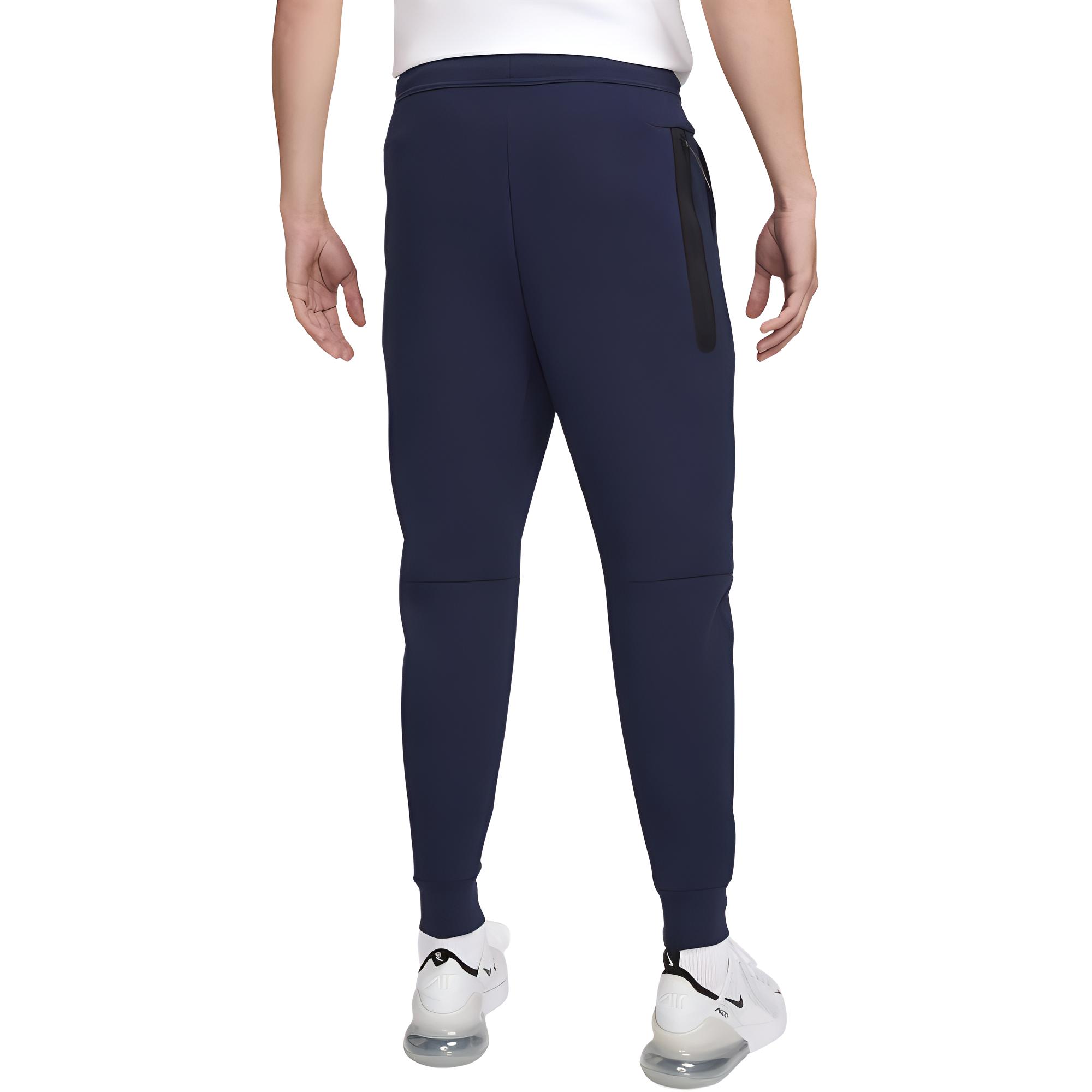 

New Nike FFF Tech Fleece Knitted Sweatpants Men s Black Blue FJ8284-498 M