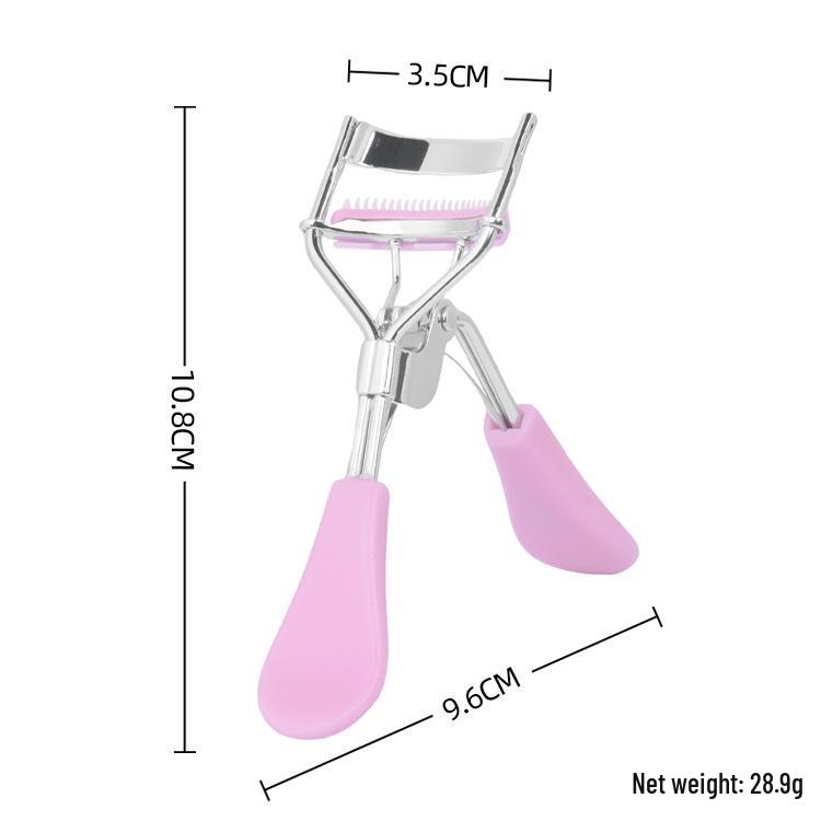 Duckbill Handle Wide-Angle Eyelash Curler - Portable Color Curling Tool