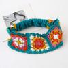 Bohemian Hollow Crochet Bandana Flower Women Hair Scarf Elegant Ethnic Style Hair Band  Girls