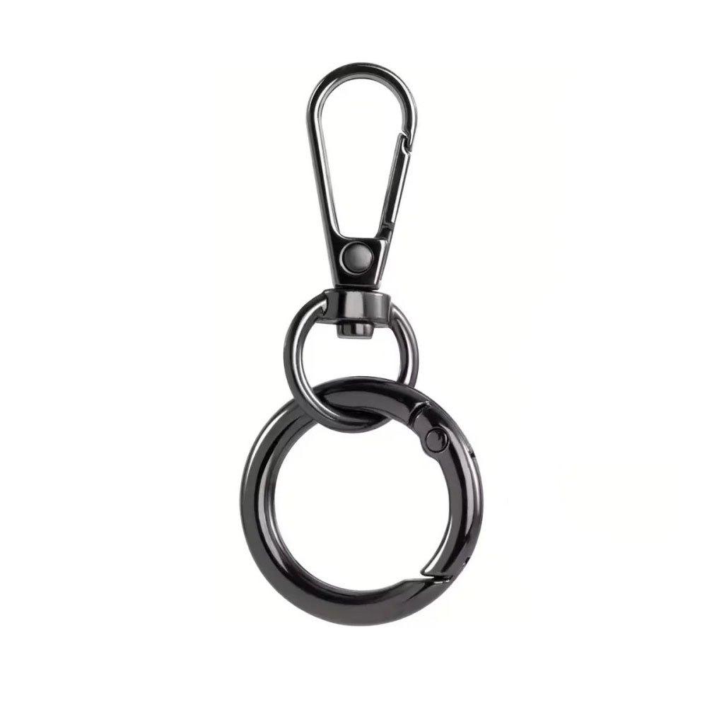 Metal Rotating Buckle Keychain with Swivel Snap Hooks, Perfect for Projects, Bag Decorations, And Charms