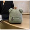 Bear Backpacks Portable Children Travel Shopping Rucksacks Women's Cute Bear Shaped Shoulder Backpack