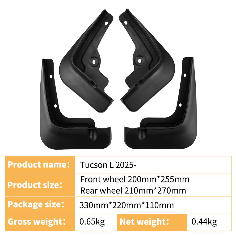 Leather Fender Mudguard for Modern Tucson L Tires