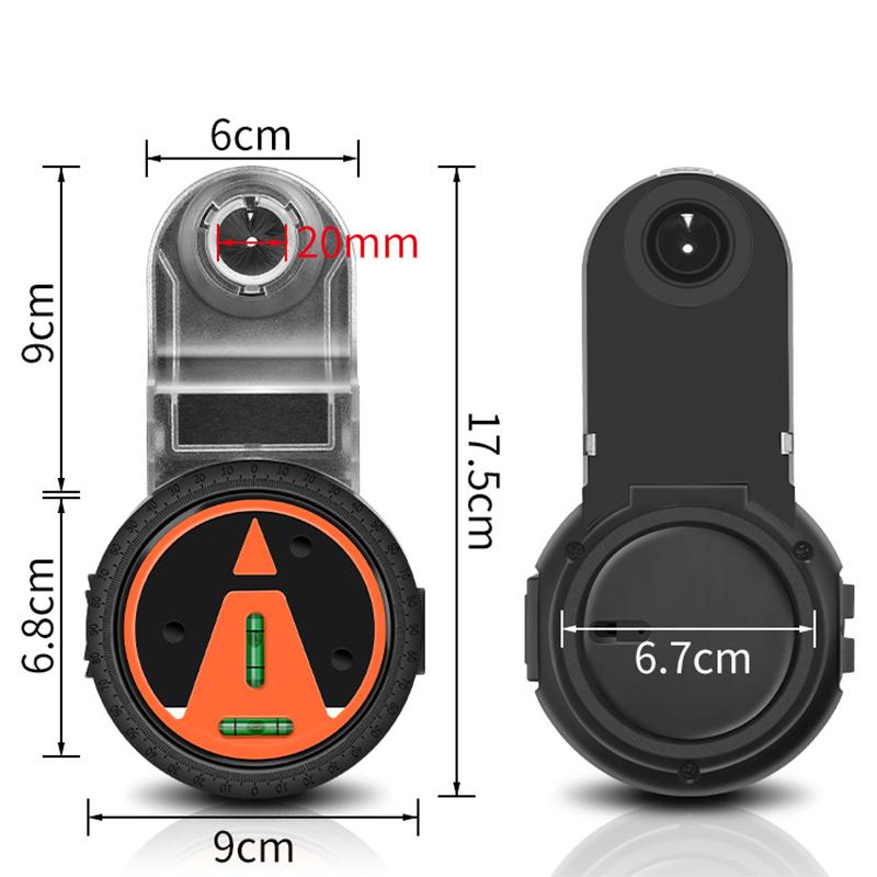 2 In 1 Drill Dust Collector & Laser Level 360° Rotatable Drilling Dust Collector Electric Self-Mounting Vacuum Sucker Drilling