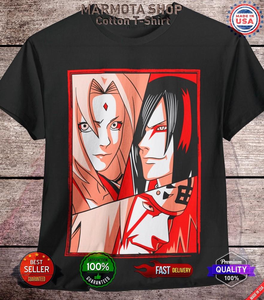 

Sannin Shirt Naruto Shippuden Jiraiya Orochimaru Tsunade Anime Unisex Tee TShirt S