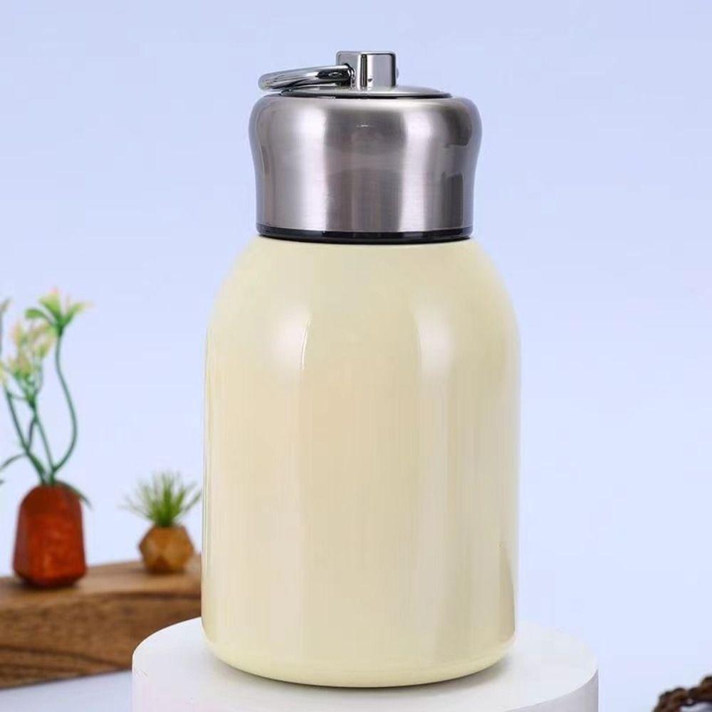 Stainless Steel Mini Vacuum Thermos Cup Simple Travel Water Bottle  Outdoor Sports