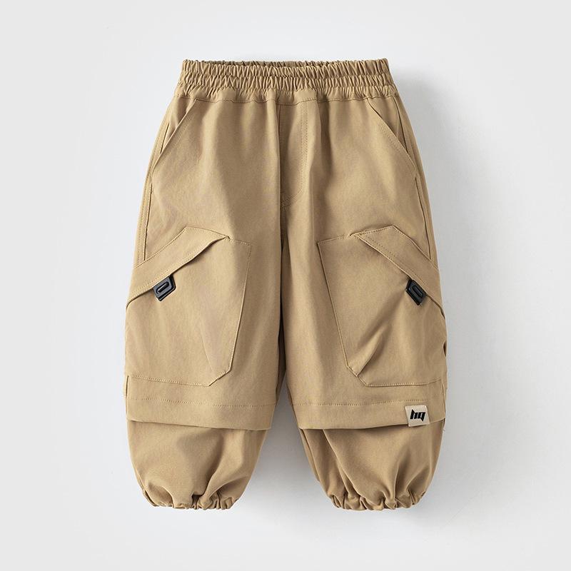 Boys' Cargo Pants - Casual Outdoor Children's Loose Long Pants