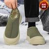 Winter velvet warm snow boots new bread shoes short tube non-slip wear-resistant thickened cotton shoes