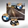 Tappi Centrali Ruota Dinamici Galleggianti 68mm 56mm 4 Pezzi Adatti per mini F30 F10 E90 E92 E70 F15 E83 F25 M2 M3 M5 M6 Accessori Ruote Auto
