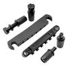 Musiclily ABR-1 Tune-O-Matic Guitar Bridge and Stop Tailpiece Set, Black
