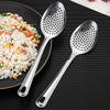 Schlitzlöffel 15 Zoll Löffel mit Löchern zum Abtropfen Antihaft-Sieblöffel Spatel Werkzeuge Schöpfbesteck zum Mischen Braten Küche