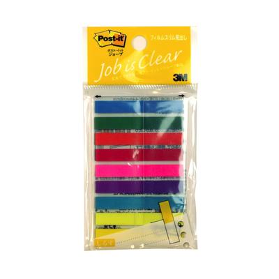 Folienhaftnotizen Überschrift 44 x 6 mm 20 Blatt x 9 Farben 688MSH Post-it