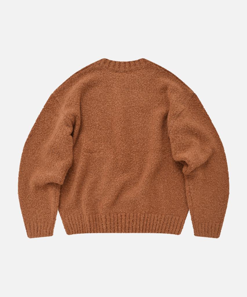 FRIZMWORKS Alpaca Boucle Knit _ Orange