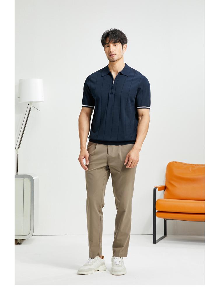 Men's Summer 2023 Breathable Anti-Wrinkle Short-Sleeve Polo Shirt