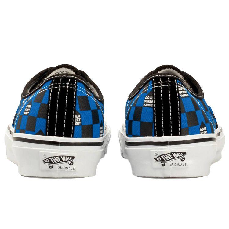 Dover Street Market X Vans OG Authentic LX DSM Checkerboard - Blue Unisex Sneakers Black White VN0A4BV95B3