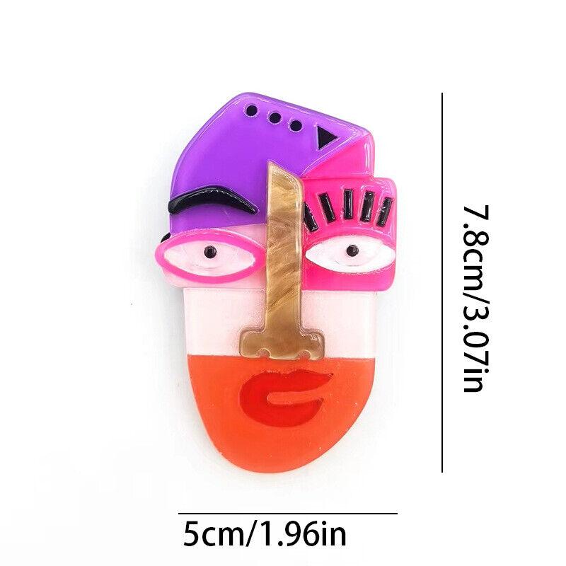 

Жінки, чоловіки, абстракція Пікассо, акрилова брошка, модні модні рюкзаки, шпильки для одягу