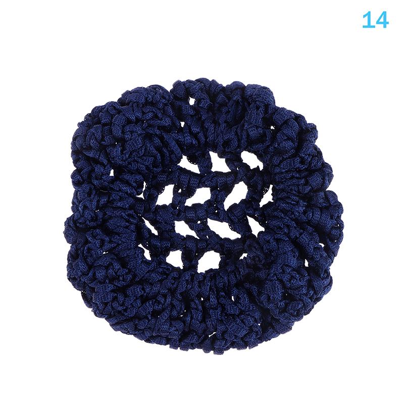 Mesh Crochet Hair Net For Women Invisible Bun Cover Hair Net Ballet Dance Skating Stretchable Hairnet Work Hair Accessories