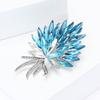 Stylish And Elegant Alloy Big Torch Brooch, High-End Temperament Women'S Suit Coat Corsage Jewelry Pin