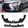 Gloss Black Front Bumper Lip Trim for 2016-2020 Lexus GS350