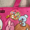 [USED] BT21 Large Pink Bag, Korea Limited Edition, BTS Bangtan Large