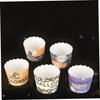 Garneck 150pcs Standing Cake Pans, Cupcake Stands, Baking Cupcake Cups, Gold Paper Cups, Halloween Cupcake Wrappers, Pumpkin Baking Cups, Ghost Decora