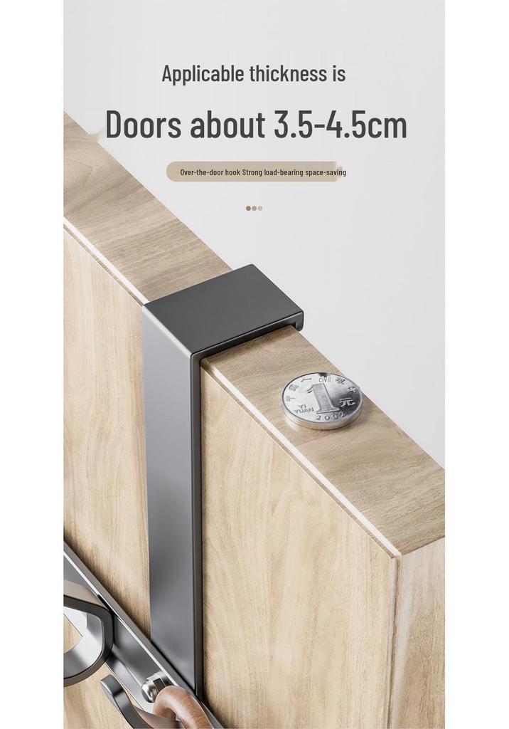 Wind Door Hook: No-Punch Clothes Hanger & Storage Rack for Entrance or Bedroom