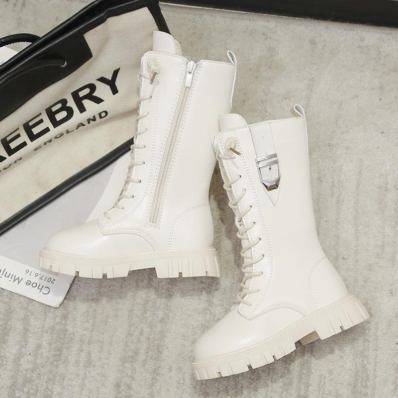 

Сапоги для девочек, новые осенние и зимние сапоги для маленьких девочек, черные сапоги принцессы, модельные сапоги для подиума, сапоги для верховой езды 32