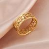 Cazador Cute Hollow Hearts Cutout Couple Rings Stainless Steel Engagement Ring Gold Color Wedding Jewelry Minimalist Mother Day