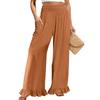 Women's Wide-leg Pants With Pockets, Comfortable Dress Pants, Women's High-waisted Business Casual Pants