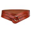 Women Fashion Retro Waist Belt Elasticity Solid Color Pin Buckle Wide Waistband