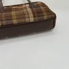 New Arrival Vintage Plaid Bowling Bag for Women Woolen Tartan Underarm Shoulder Bags Retro Soft Handbag for Daily Work