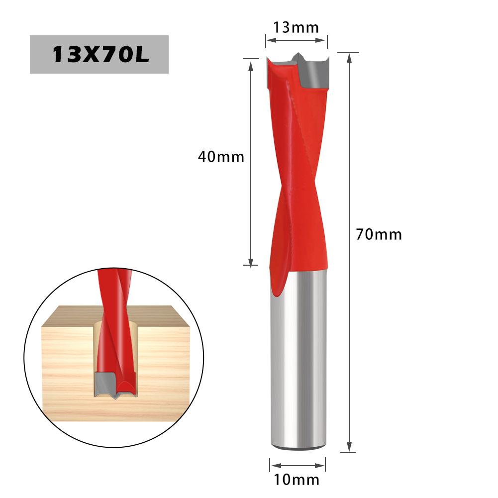 Woodworking Machinery Row Drilling Forward Reverse Alloy Woodworking Drill Bit Hole Opener 3-In-1 Hinge Tungsten Steel Drill Bit