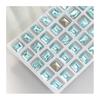 1 Pair 3D Rhinestone Nail Art Charm Light Sea Blue Geometric Faux Crystal Nail Design Jewelry DIY Crafts Nail Decoration