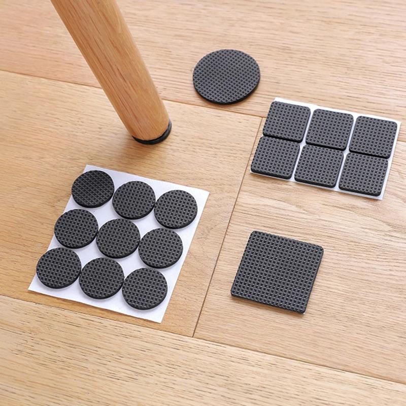 Furniture Pads EVA Floor Protectors Square Self-Adhesive Non-Slip Mat for Chair Leg Sofa Table Feet Anti-Scratch Floor Protection