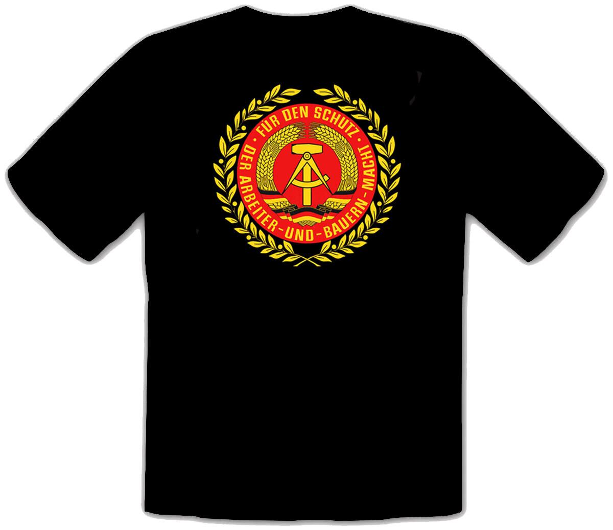 

26 NVA DDR SED pioneers foreign legion AWO coat of arms black T-shirt -286- Unisex T-Shirt M