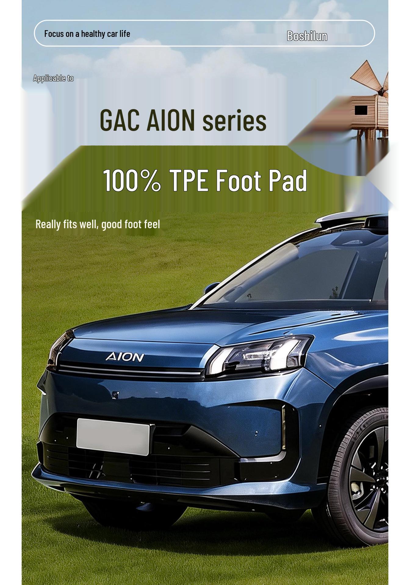 AION Car TPE Floor Mats: Compatible with i60, i60 PLUS/SPLUS, AION V, Tyrannosaurus Rex, RT Hyper HT, and UT Models UT Super (2025)