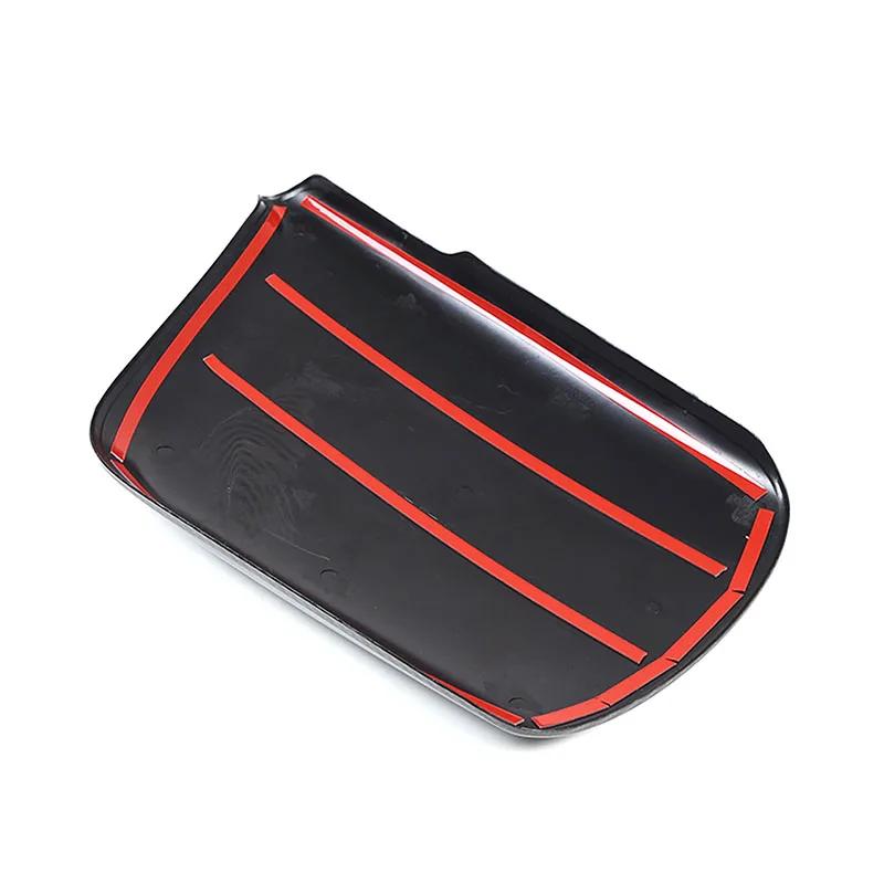 ABS Carbon Fiber For Chevrolet Corvette C7 2014-2019 Car Central Control Armrest Box Protection Cover Car Interior Accessories