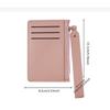 Portable Card Bag Women's Simple Zipper Change Bag Compact Hand Strap Card Bag Multifunctional Certificate Storage Bag