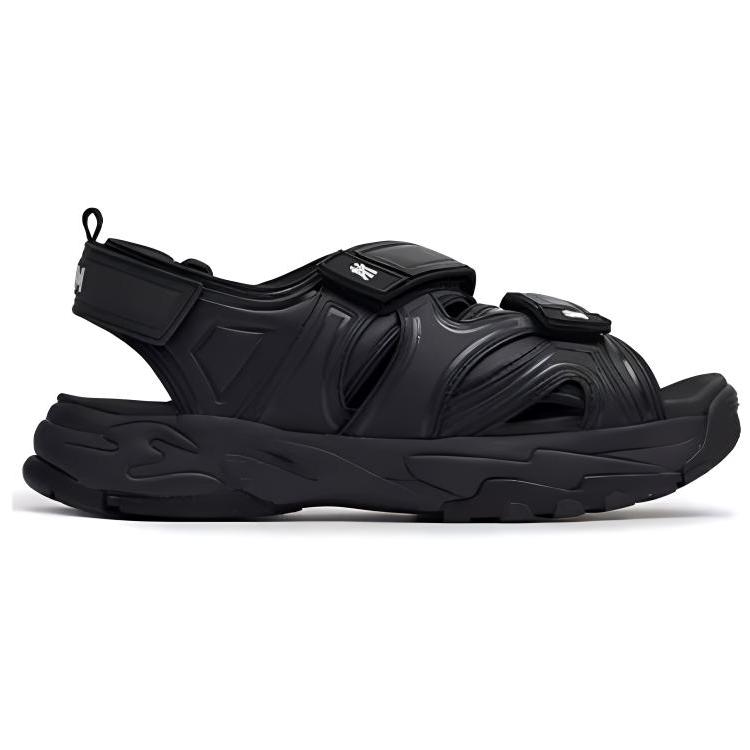 MLB Sandal Chunky Mask Lightweight Comfortable Beach Sandals Unisex Sandals Black 3ASDRNS43-50BKS