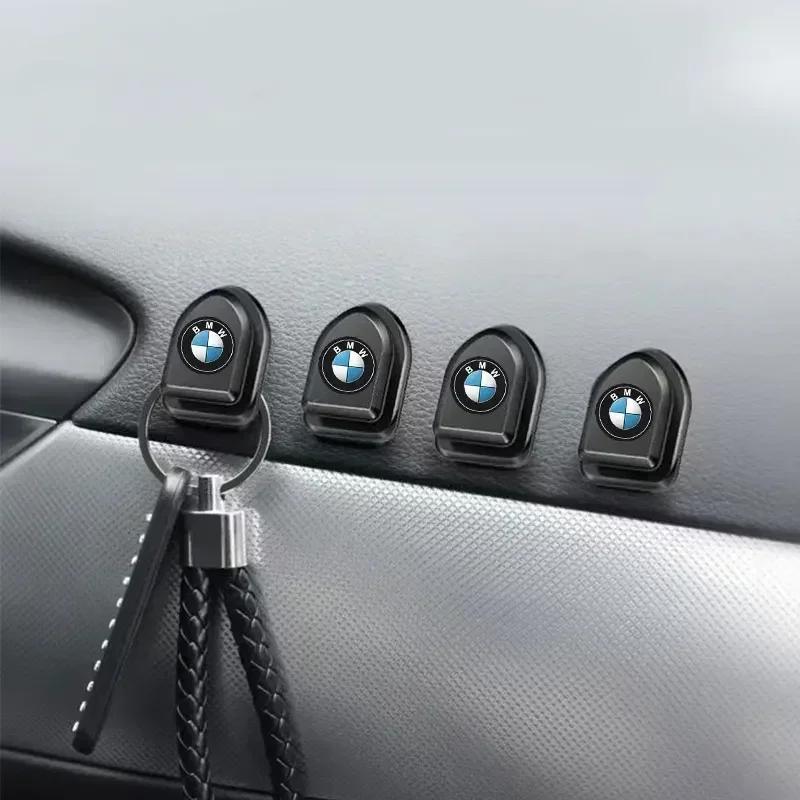 Mini Car Hooks Black Self Adhesive Invisible Hooks Interior Storage Holder For BMW E46 E39 E90 E60 E36 F30 F10 E34 E30 F20 E92