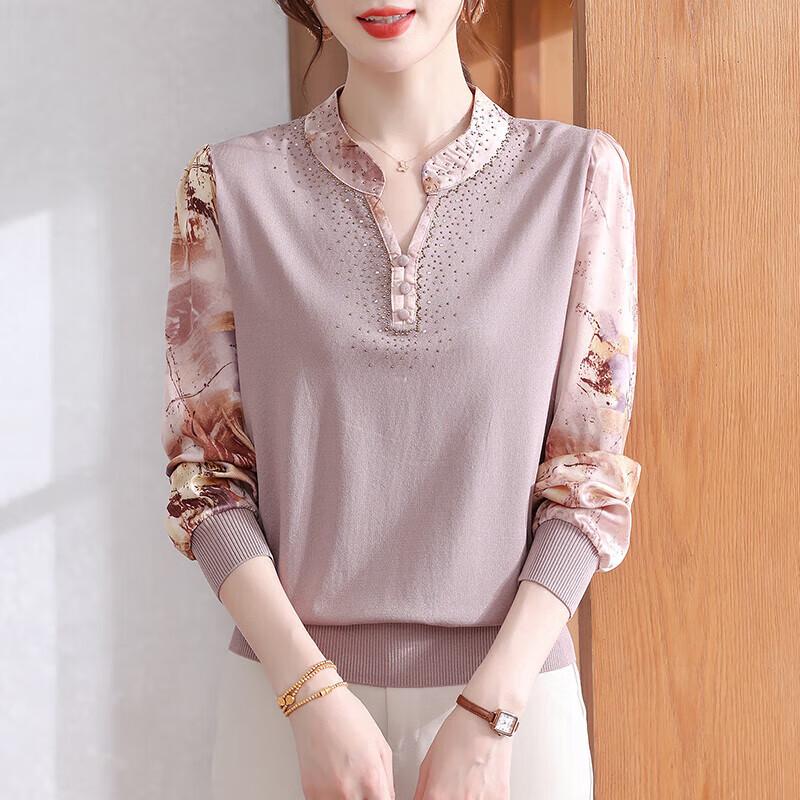 

Xuexi Women s Autumn 2025 Long-Sleeve Knitted Base Top XL