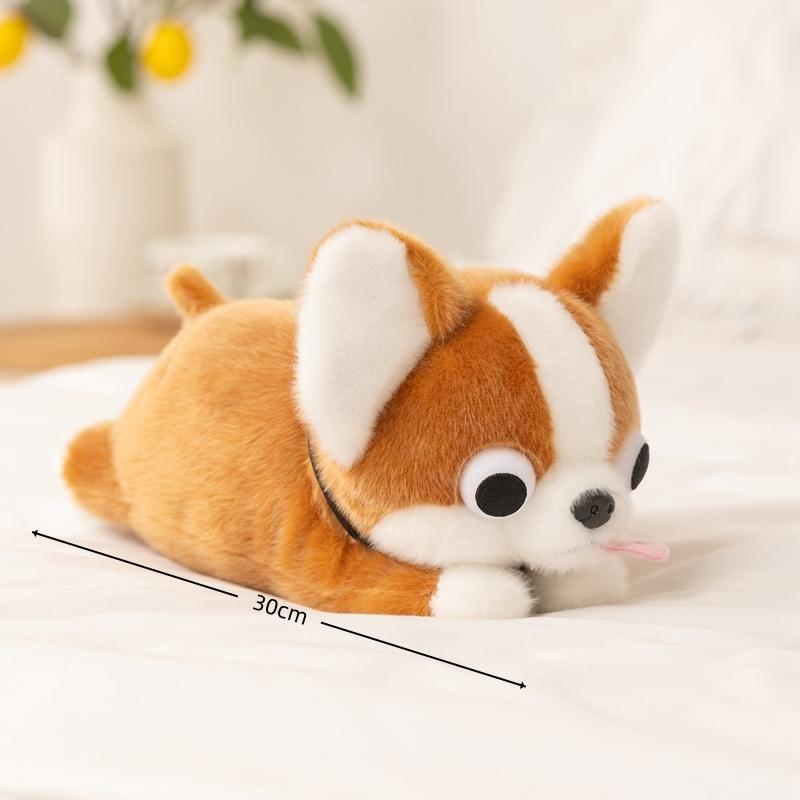 Große Augen Chihuahua Plüschtiere Zimmerdeko Kuscheltiere Welpen Plüsch Lustige Cartoon Kuscheltier Hundepuppe Kinder Weihnachten Geburtstagsgeschenke